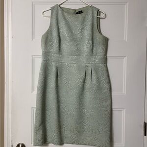 Chic Sleeveless Textured Mini Dress in Mint